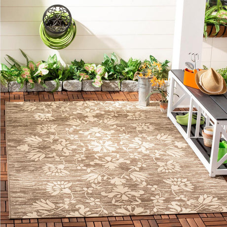 Safavieh Courtyard Cy6064 - 07921 Dark Beig/Beige Rugs - Safavieh - cy6064 - 07921 - 5