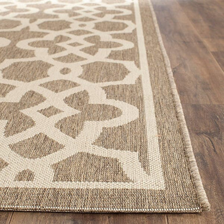 Safavieh Courtyard Cy6071 - 242 Mocha / Beige Rugs - Safavieh - cy6071 - 242 - 2