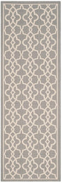 Safavieh Courtyard Cy6071 - 246 Grey / Beige Rugs - Safavieh - cy6071 - 246 - 38