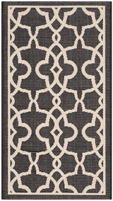 Safavieh Courtyard Cy6071 - 266 Black / Beige Rugs - Safavieh - cy6071 - 266 - 38