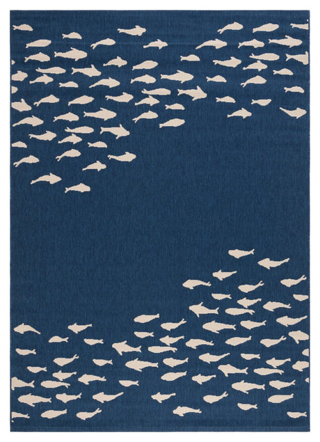 Safavieh Courtyard Cy6077 - 25821 Navy/Beige Rug - Safavieh - cy6077 - 25821 - 5