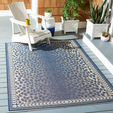 Safavieh Courtyard Cy6100 - 25812 Navy/Beige Rugs - Safavieh - cy6100 - 25812 - 2