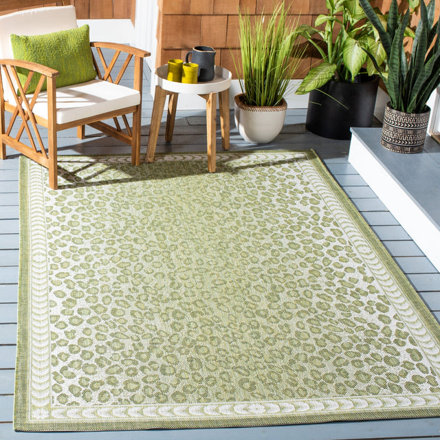 Safavieh Courtyard Cy6100 - 52712 Light Green/Ivory Rugs - Safavieh - cy6100 - 52712 - 2