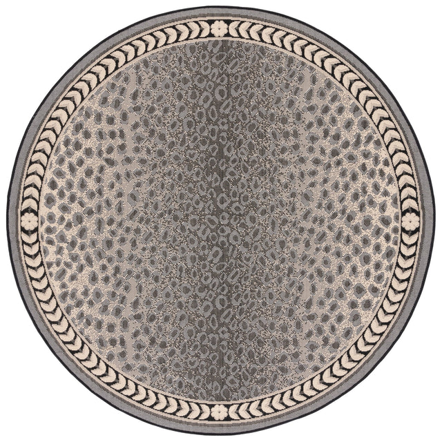 Safavieh Courtyard Cy6100 Grey/Black Rug - Safavieh - cy6100 - 25612 - 7r