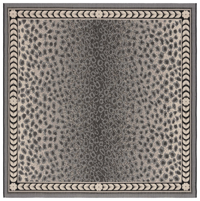 Safavieh Courtyard Cy6100 Grey/Black Rug - Safavieh - cy6100 - 25612 - 7sq