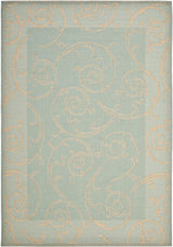 Safavieh Courtyard Cy6108 - 25 Aqua / Cream Rugs - Safavieh - cy6108 - 25 - 2