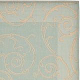 Safavieh Courtyard Cy6108 - 25 Aqua / Cream Rugs - Safavieh - cy6108 - 25 - 2