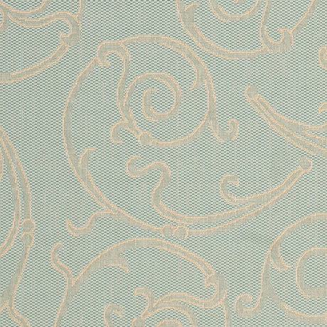 Safavieh Courtyard Cy6108 - 25 Aqua / Cream Rugs - Safavieh - cy6108 - 25 - 2