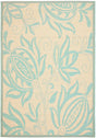 Safavieh Courtyard Cy6109 - 15 Cream / Aqua Rugs - Safavieh - cy6109 - 15 - 3