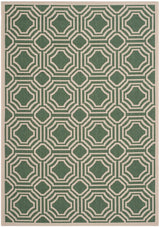 Safavieh Courtyard Cy6112 - 332 Dark Green / Beige Rugs - Safavieh - cy6112 - 332 - 2