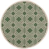 Safavieh Courtyard Cy6112 - 332 Dark Green / Beige Rugs - Safavieh - cy6112 - 332 - 5r