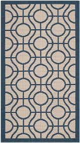 Safavieh Courtyard Cy6115 - 258 Beige / Navy Rugs - Safavieh - cy6115 - 258 - 27