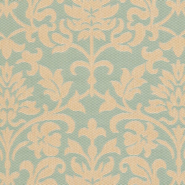 Safavieh Courtyard Cy6132 - 25 Aqua / Cream Rugs - Safavieh - cy6132 - 25 - 4