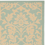 Safavieh Courtyard Cy6132 - 25 Aqua / Cream Rugs - Safavieh - cy6132 - 25 - 4
