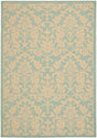 Safavieh Courtyard Cy6132 - 25 Aqua / Cream Rugs - Safavieh - cy6132 - 25 - 4