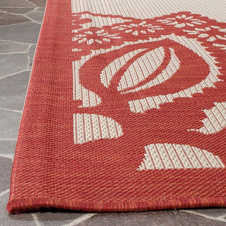 Safavieh Courtyard Cy6139 - 238 Beige / Red Rugs - Safavieh - cy6139 - 238 - 2