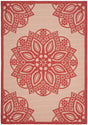 Safavieh Courtyard Cy6139 - 238 Beige / Red Rugs - Safavieh - cy6139 - 238 - 2