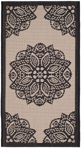 Safavieh Courtyard Cy6139 - 256 Beige / Black Rugs - Safavieh - cy6139 - 256 - 2