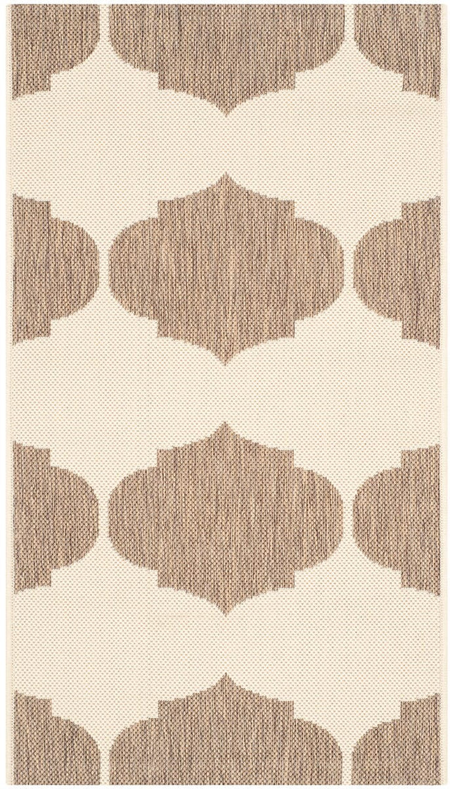 Safavieh Courtyard Cy6162 - 232 Beige / Brown Rugs - Safavieh - cy6162 - 232 - 5r