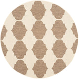Safavieh Courtyard Cy6162 - 232 Beige / Brown Rugs - Safavieh - cy6162 - 232 - 5r