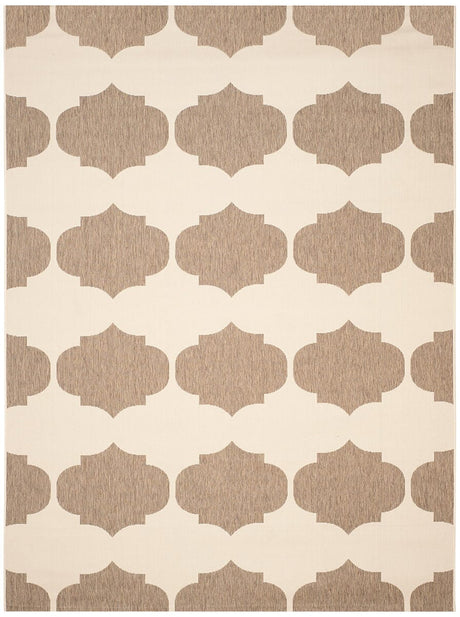 Safavieh Courtyard Cy6162 - 232 Beige / Brown Rugs - Safavieh - cy6162 - 232 - 5r