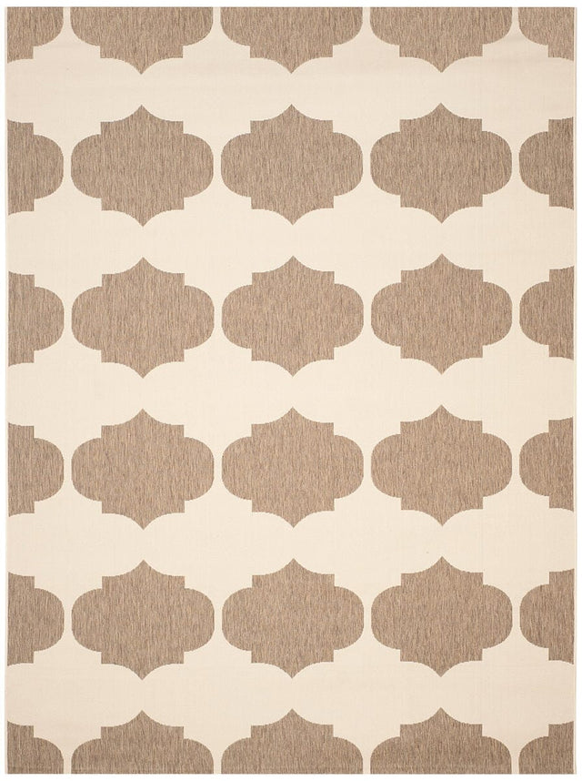 Safavieh Courtyard Cy6162 - 232 Beige / Brown Rugs - Safavieh - cy6162 - 232 - 5r