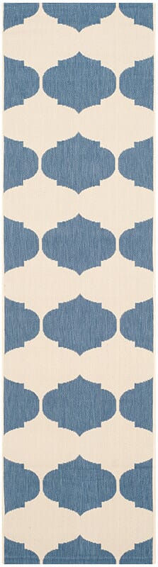 Safavieh Courtyard Cy6162 - 233 Beige / Blue Rugs - Safavieh - cy6162 - 233 - 28