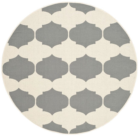 Safavieh Courtyard Cy6162 - 236 Beige / Anthracite Rugs - Safavieh - cy6162 - 236 - 5r