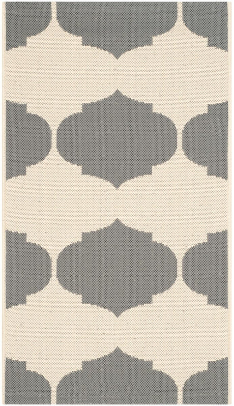 Safavieh Courtyard Cy6162 - 236 Beige / Anthracite Rugs - Safavieh - cy6162 - 236 - 5r