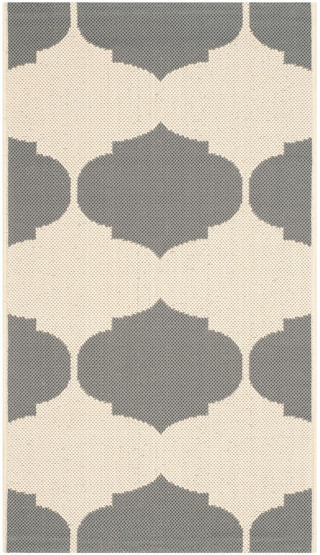 Safavieh Courtyard Cy6162 - 236 Beige / Anthracite Rugs - Safavieh - cy6162 - 236 - 5r