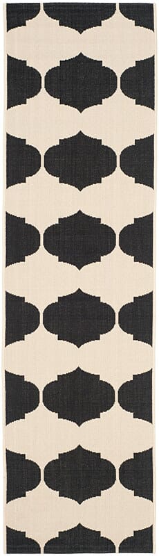 Safavieh Courtyard Cy6162 - 256 Beige / Black Rugs - Safavieh - cy6162 - 256 - 28