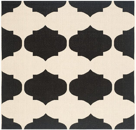 Safavieh Courtyard Cy6162 - 256 Beige / Black Rugs - Safavieh - cy6162 - 256 - 5sq