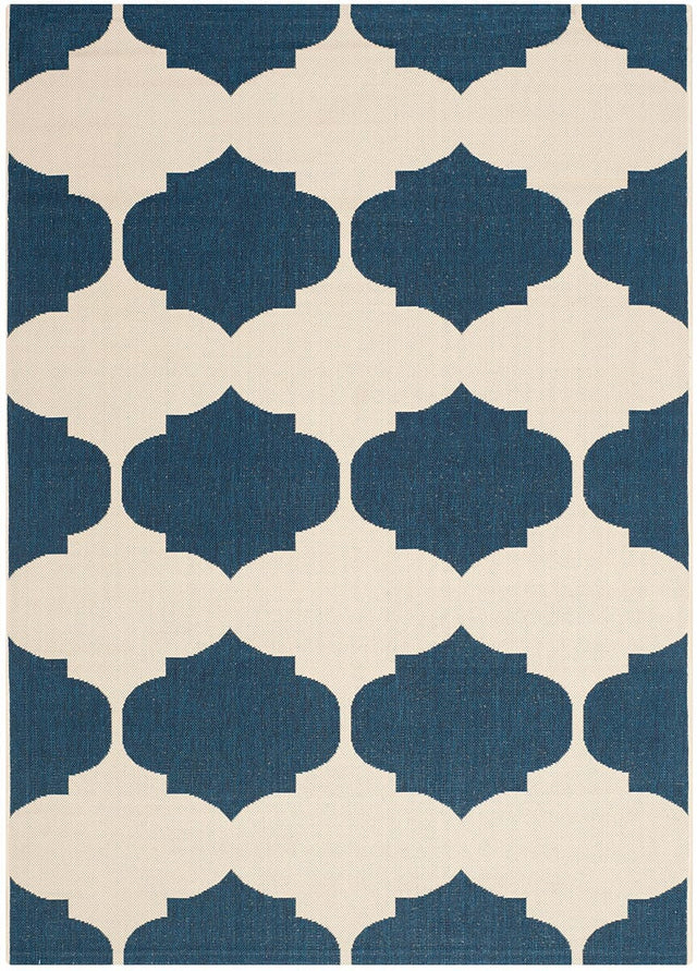 Safavieh Courtyard Cy6162 - 258 Beige / Navy Rugs - Safavieh - cy6162 - 258 - 2