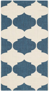 Safavieh Courtyard Cy6162 - 258 Beige / Navy Rugs - Safavieh - cy6162 - 258 - 5r