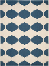 Safavieh Courtyard Cy6162 - 258 Beige / Navy Rugs - Safavieh - cy6162 - 258 - 5r