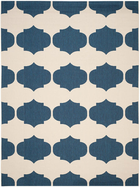 Safavieh Courtyard Cy6162 - 258 Beige / Navy Rugs - Safavieh - cy6162 - 258 - 5r