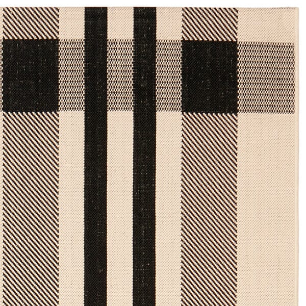 Safavieh Courtyard Cy6201 - 216 Black / Bone Rugs - Safavieh - cy6201 - 216 - 2