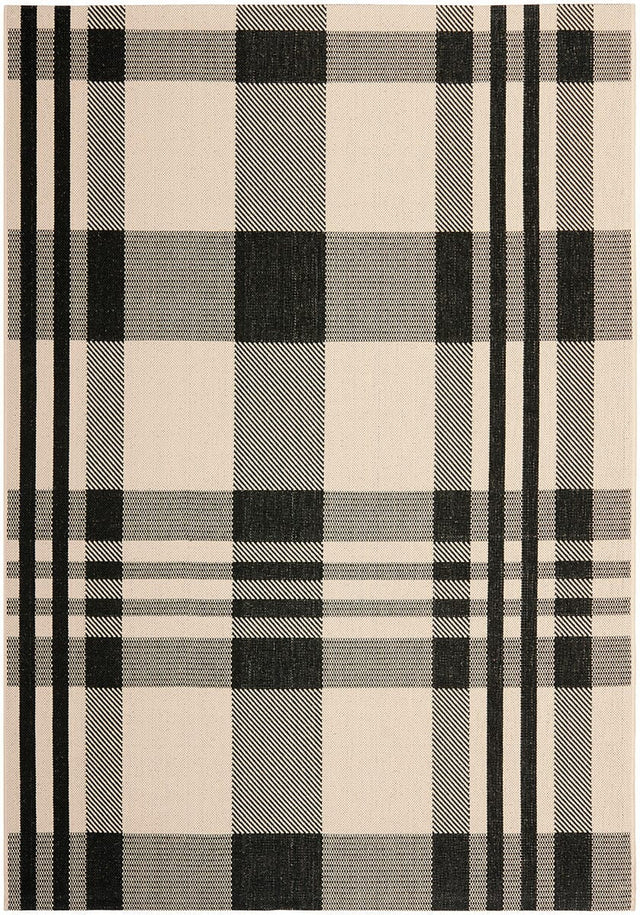Safavieh Courtyard Cy6201 - 216 Black / Bone Rugs - Safavieh - cy6201 - 216 - 2