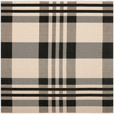 Safavieh Courtyard Cy6201 - 216 Black / Bone Rugs - Safavieh - cy6201 - 216 - 7sq