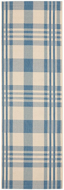 Safavieh Courtyard Cy6201 - 233 Beige / Blue Rugs - Safavieh - cy6201 - 233 - 27