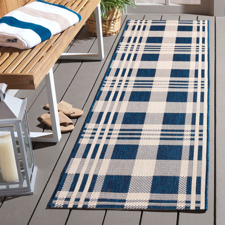 Safavieh Courtyard Cy6201 - 258 Navy/Beige Rug - Safavieh - cy6201 - 258 - 3r