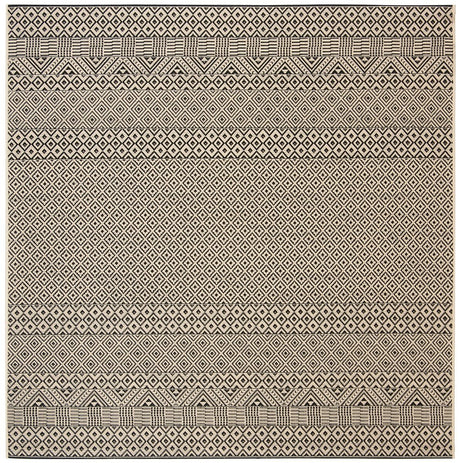 Safavieh Courtyard Cy6235 - 25612 Beige / Black Rugs - Safavieh - cy6235 - 25612 - 7sq