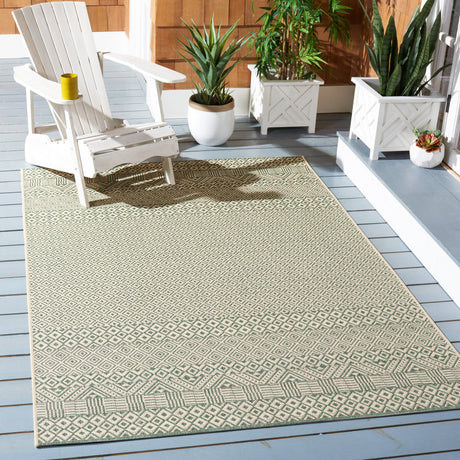 Safavieh Courtyard Cy6235 - 32212 Dark Green/Beige Rugs - Safavieh - cy6235 - 32212 - 2