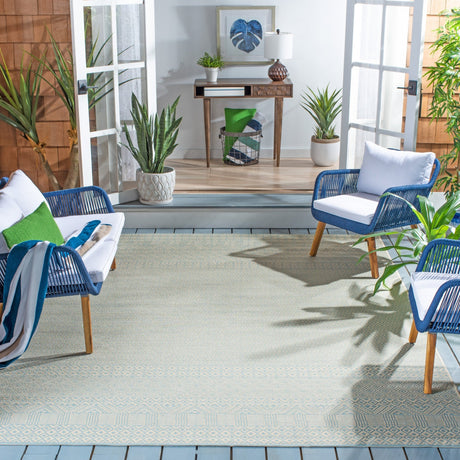 Safavieh Courtyard Cy6235 Beige/Aqua Rug - Safavieh - cy6235 - 21312 - 210