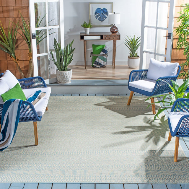 Safavieh Courtyard Cy6235 Beige/Aqua Rug - Safavieh - cy6235 - 21312 - 210