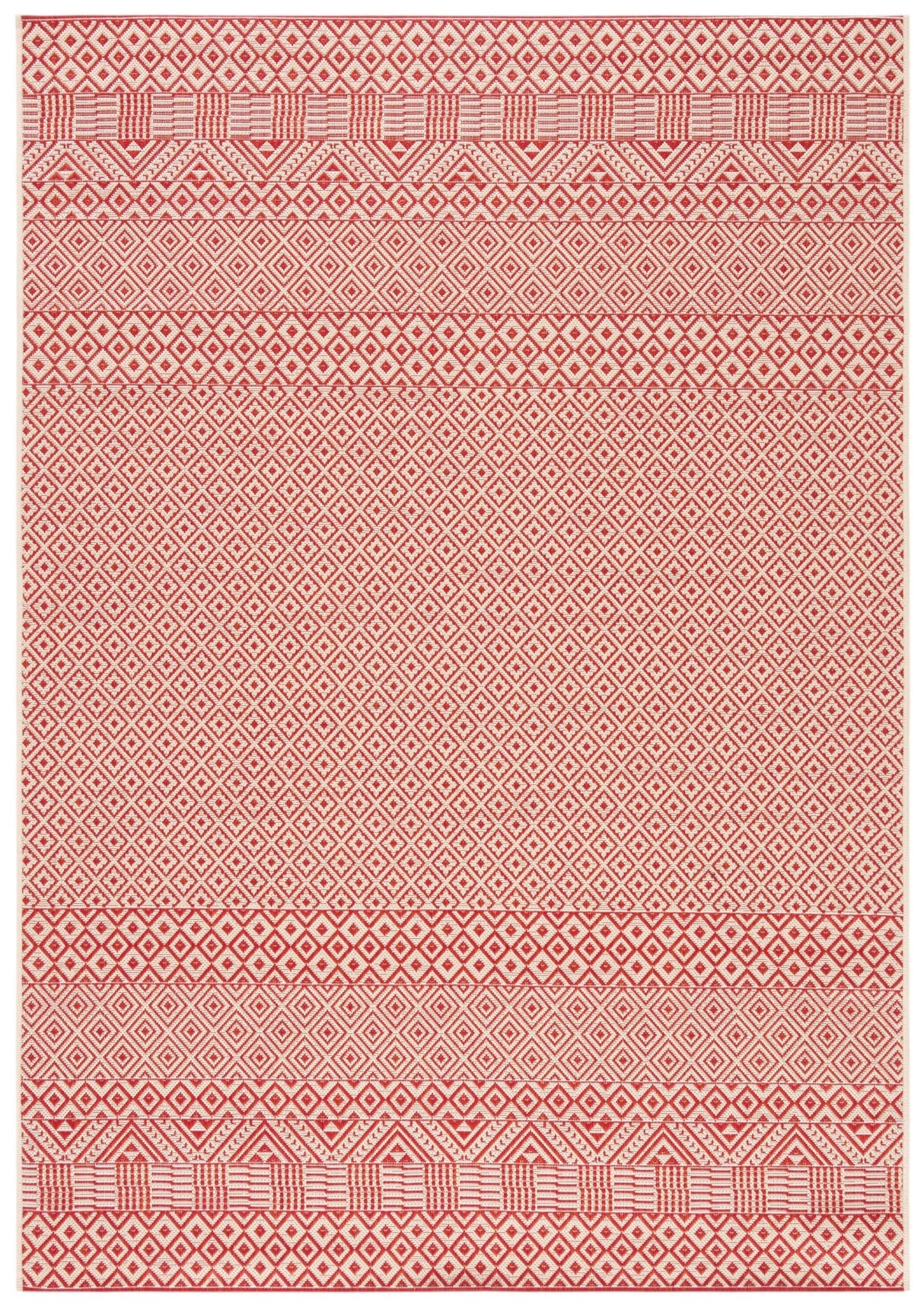 Safavieh Courtyard Cy6235 Beige/Red Rug - Safavieh - cy6235 - 23812 - 28