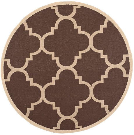 Safavieh Courtyard Cy6243 - 204 Dark Brown Rugs - Safavieh - cy6243 - 204 - 4r