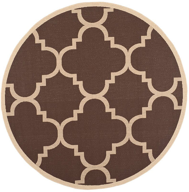 Safavieh Courtyard Cy6243 - 204 Dark Brown Rugs - Safavieh - cy6243 - 204 - 4r