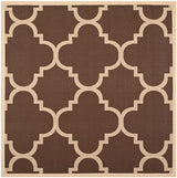 Safavieh Courtyard Cy6243 - 204 Dark Brown Rugs - Safavieh - cy6243 - 204 - 4sq
