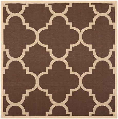 Safavieh Courtyard Cy6243 - 204 Dark Brown Rugs - Safavieh - cy6243 - 204 - 4sq